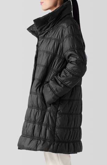 Eileen Fisher hot High Collar Puffer