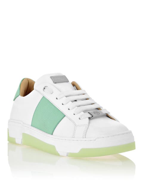 Leather Lo-Top Sneakers Monogram Unisex