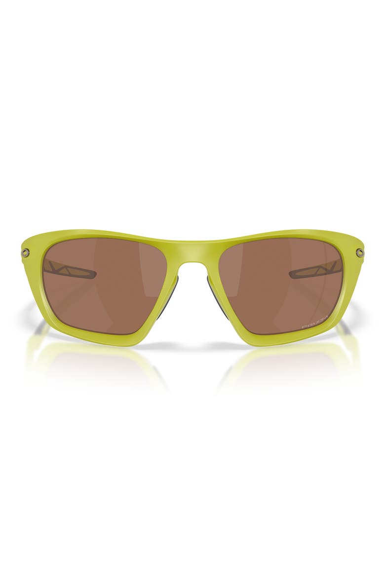 Lateralis 60mm Rectangle Sunglasses, Main, color, MATTE CACTUS / PRIZM TUNGSTEN