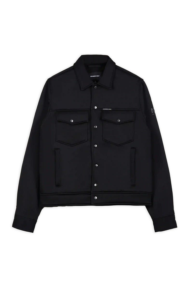 Men's Soft Shell Shirt Jacket, Alternate, color, Black
