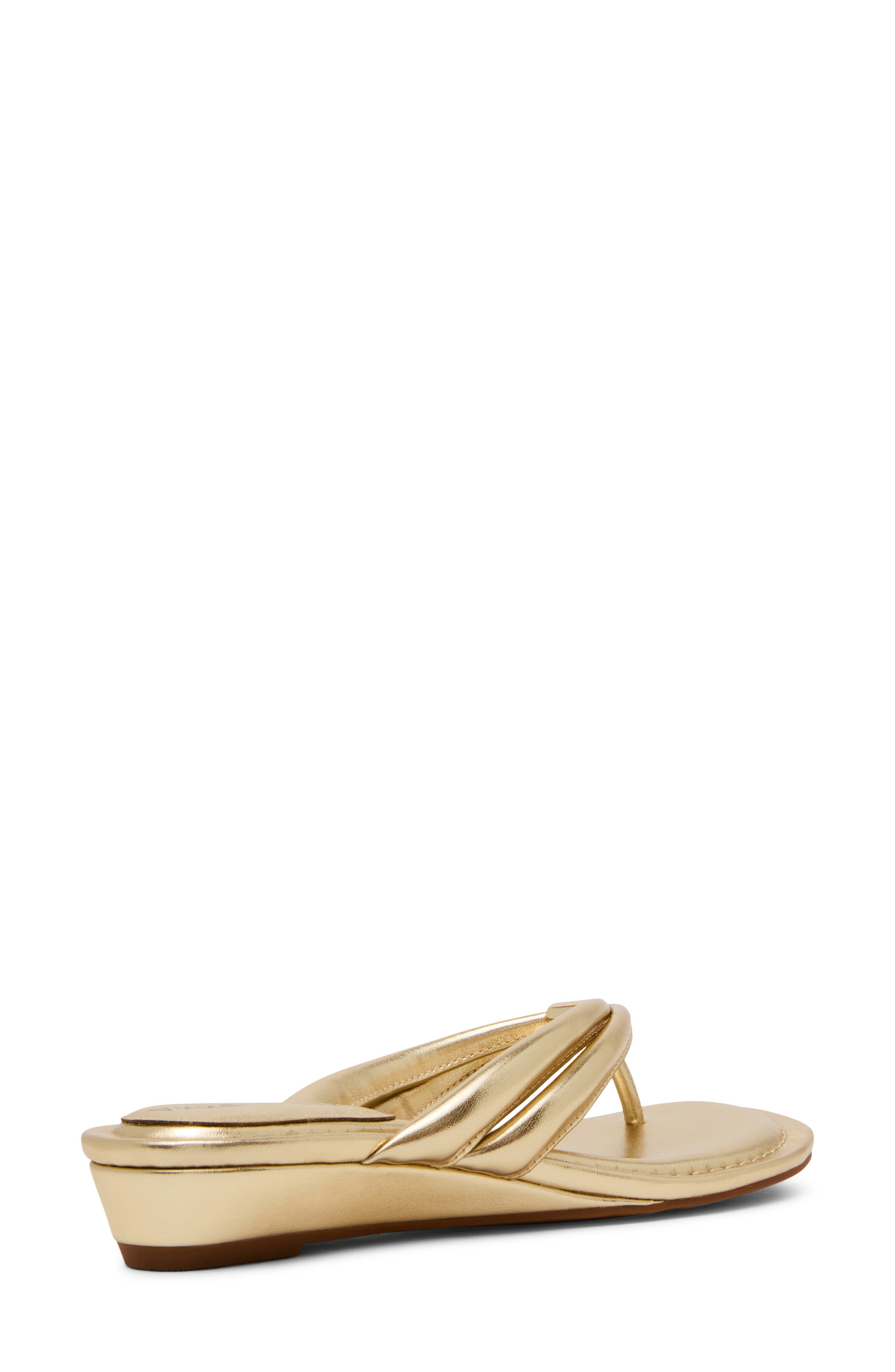 Bari Wedge Sandal, Alternate, color, GOLD