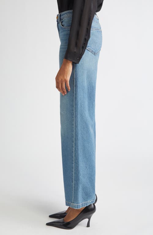 L Agence L'agence Scottie High Waist Wide Leg Jeans In Blue