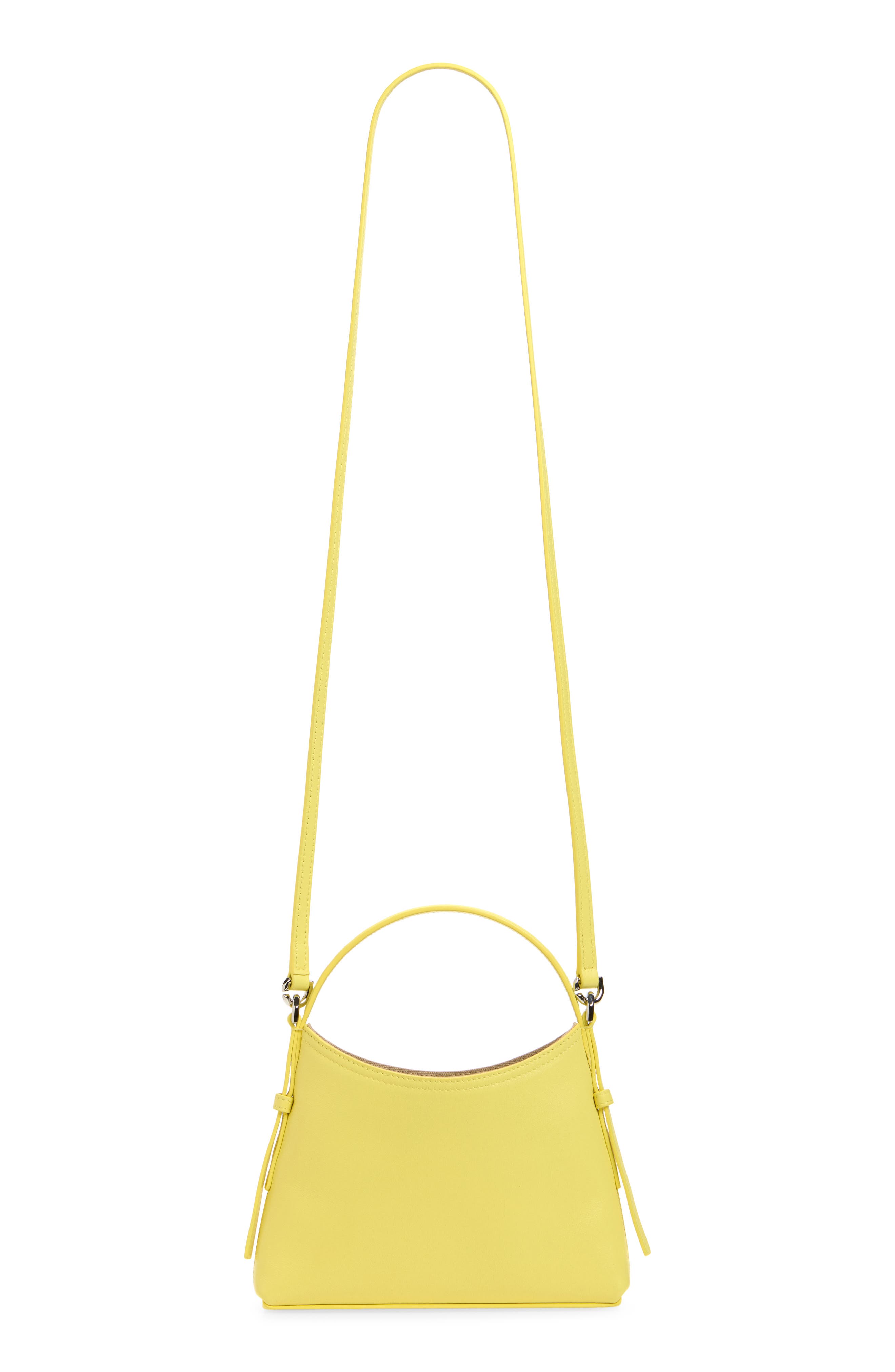 Nano Voyou Leather Shoulder Bag, Alternate, color, 725-ACID YELLOW