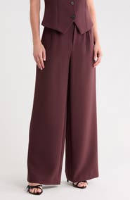 Leith Crepe Wide Leg Trousers