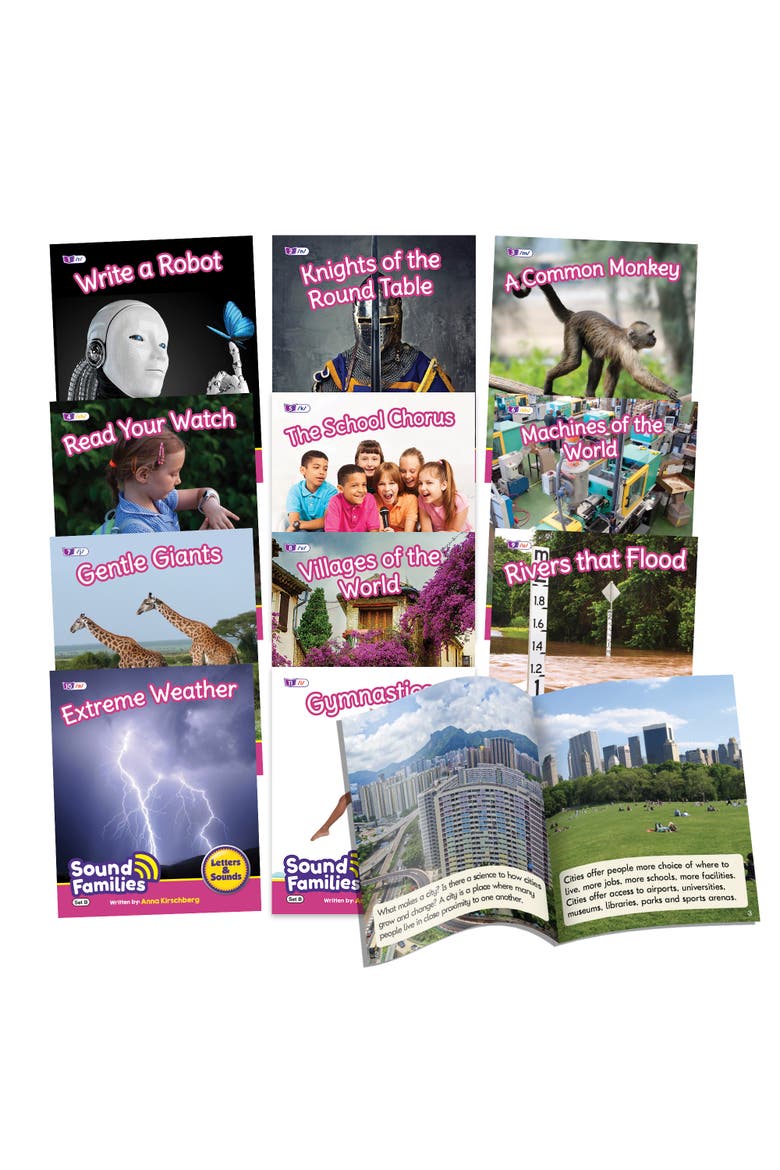 Decodable Readers, Sound Families Consonants Nonfiction Phase 5.5, Main, color, Multicolored