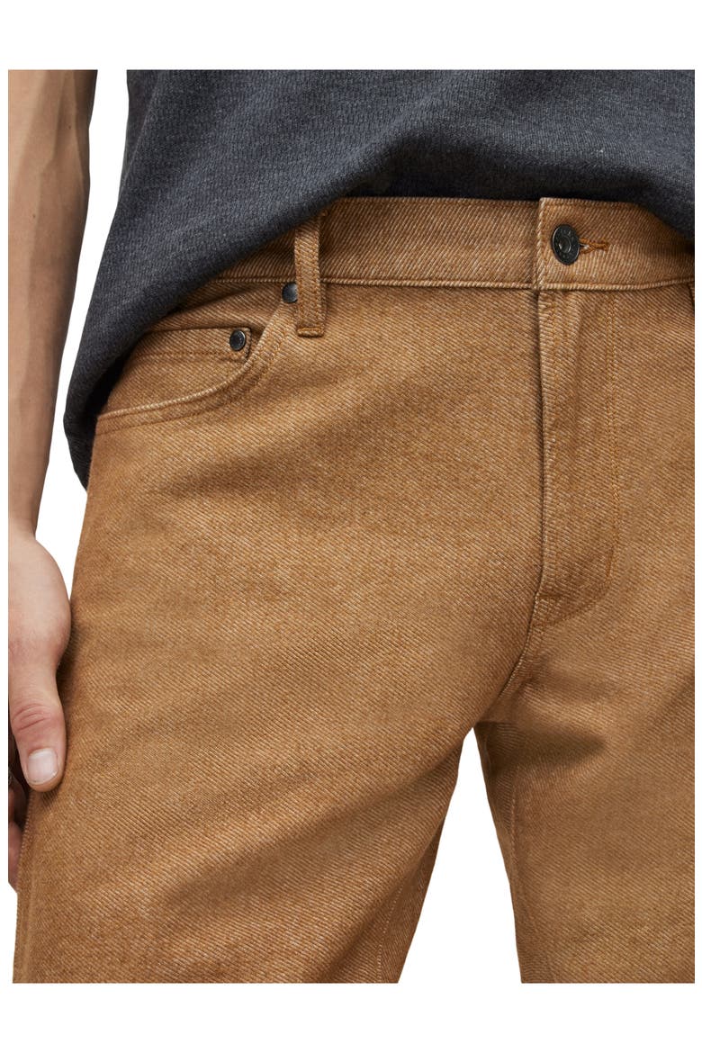 J702 Slim Fit Jeans, Alternate, color, LIGHT OCHRE BROWN