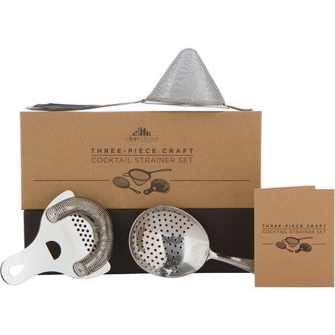 3-Piece Cocktail Strainer Set
