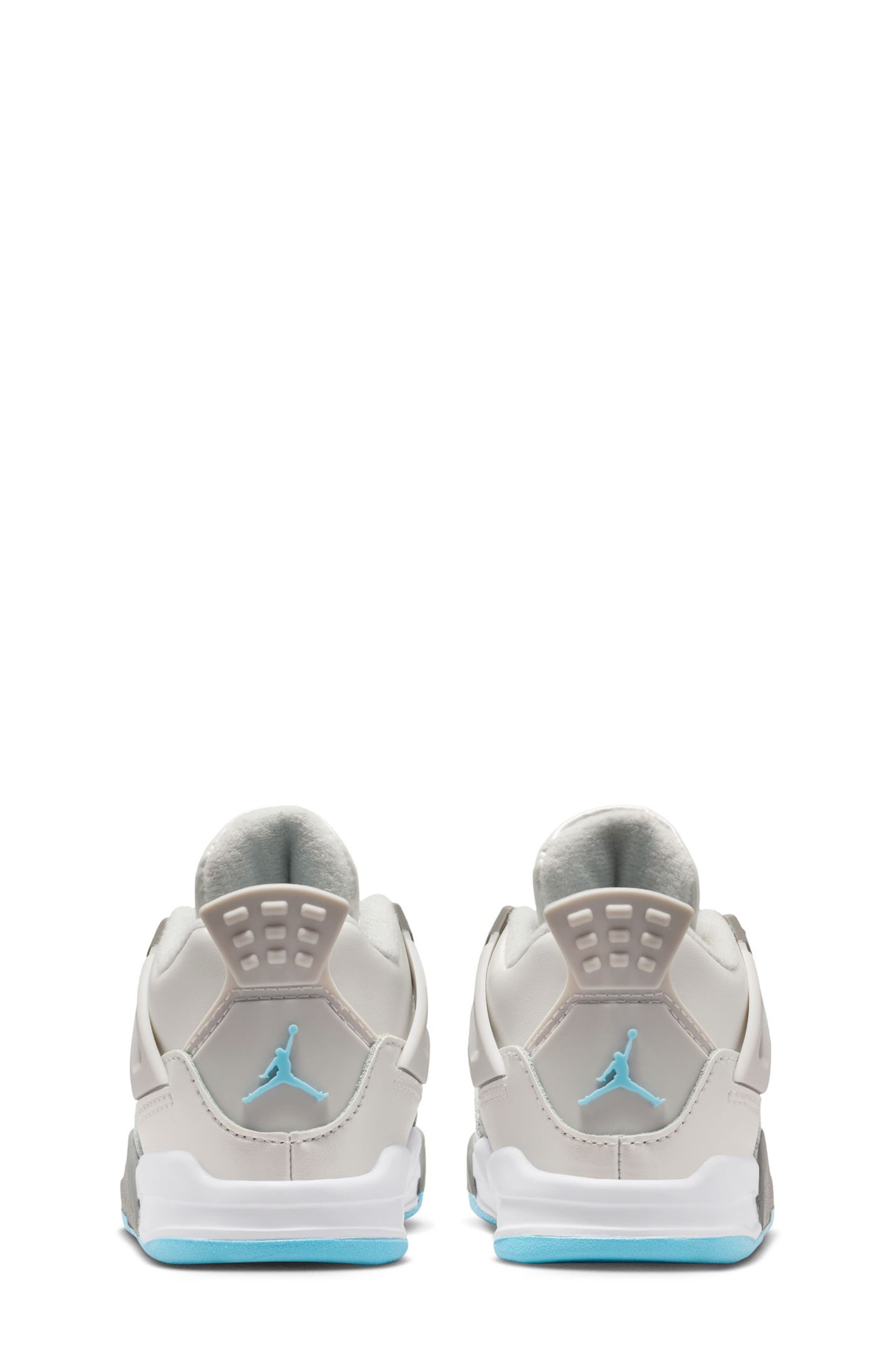 Jordan Air Jordan 4 Retro Basketball Sneaker, Alternate, color, Photon Dust/ Blue Chill