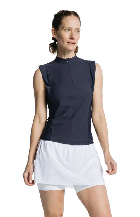 Pickleball Volley Zip Sleeveless