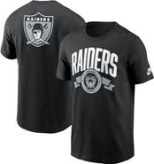 Nike Men's Nike Black Las Vegas Raiders Rewind Front and Back Hit Essential T-Shirt