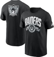 Nike Men's Nike Black Las Vegas Raiders Rewind Front and Back Hit Essential T-Shirt