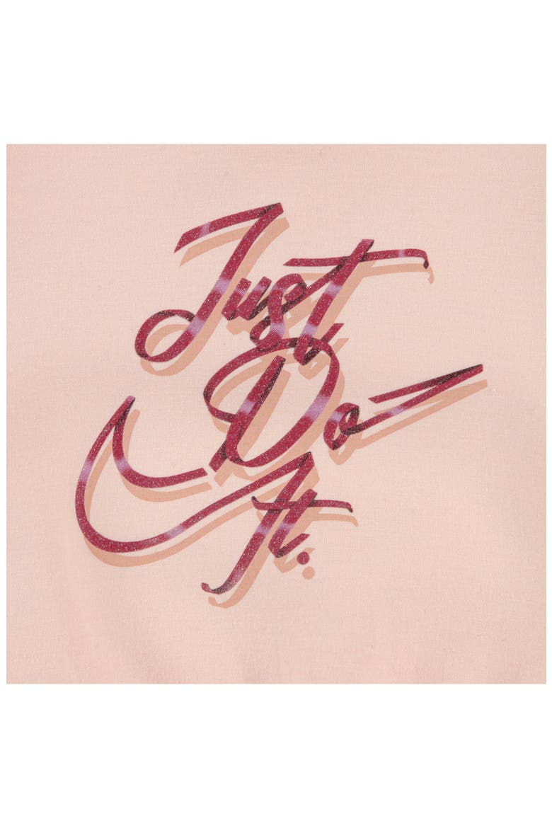 Just Do It Sweatshirt & Rib Leggings Set, Alternate, color, SWEET BEET