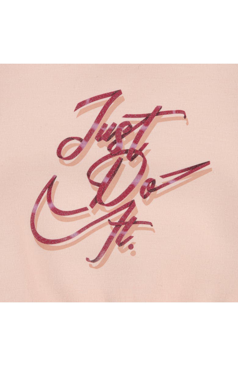 Nike Just Do It Sweatshirt & Rib Leggings Set, Alternate, color, Sweet Beet