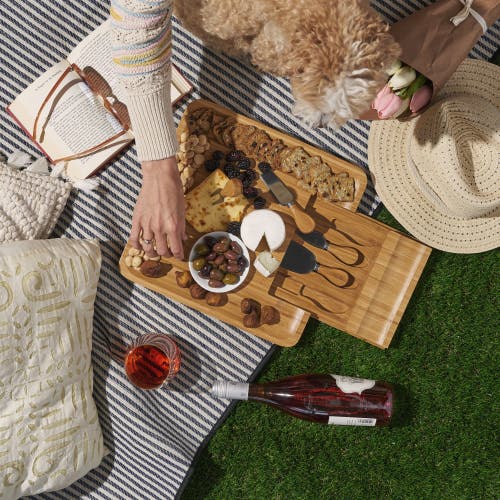 Twine Cheese Board And Knife Set In Natural