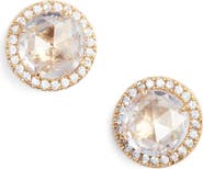 Kate Spade New York bright ideas pavé halo cz stud earrings
