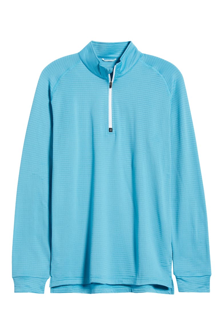Lukas Quarter Zip Waffle Golf Pullover, Alternate, color, MAUI