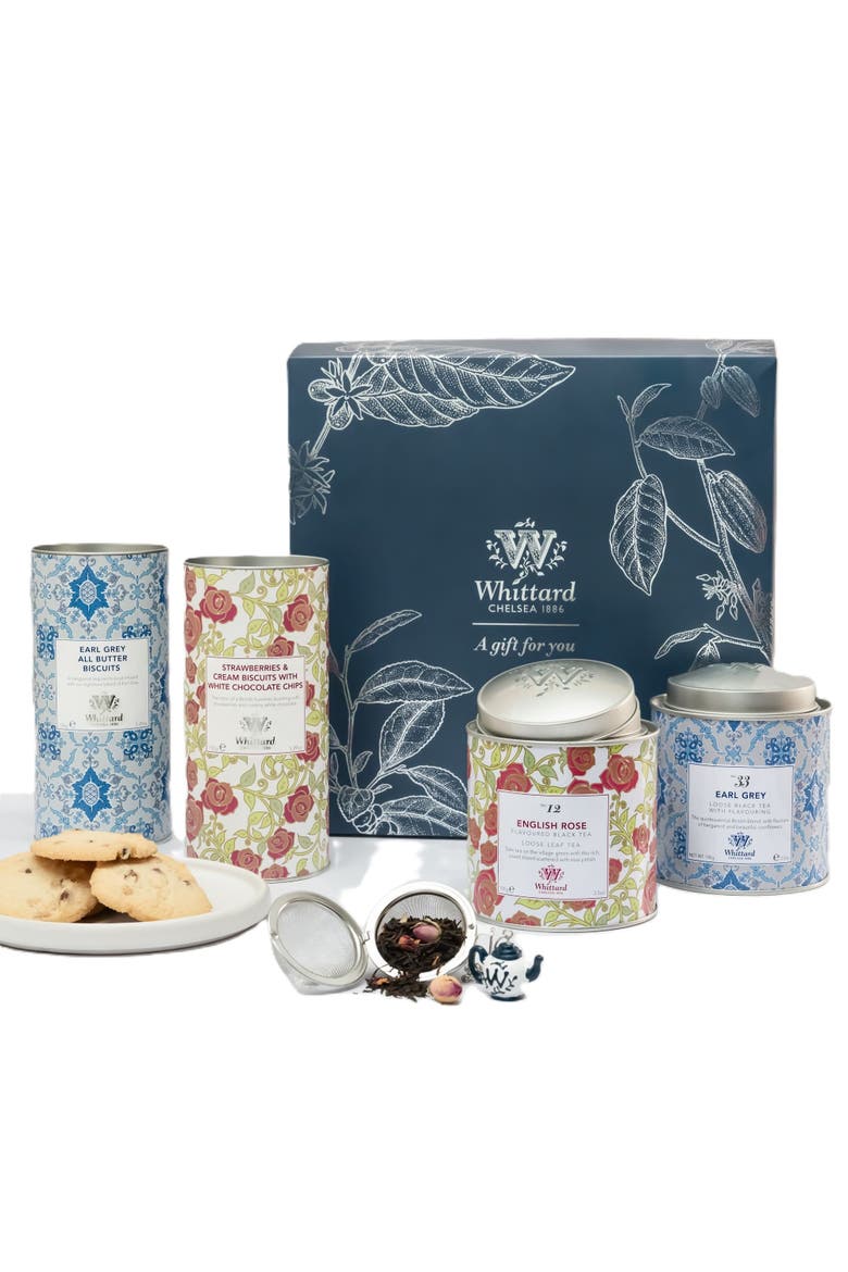 Afternoon Tea, Biscuits And Infuser Gift Box, Main, color, No Color