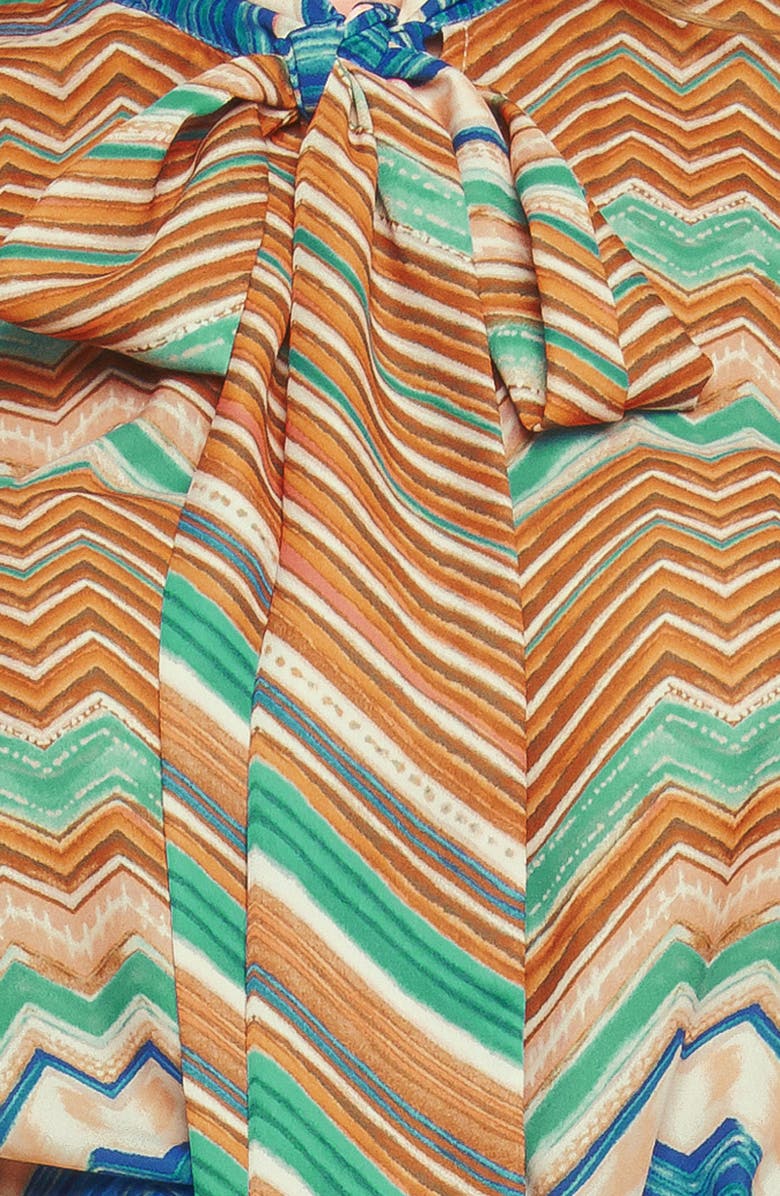 Tie Neck Long Sleeve Top