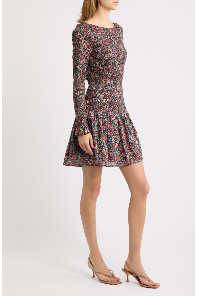 Dalia Minidress, Alternate, color, CHILTON FLORAL BLOCK