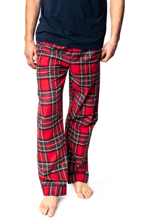 Imperial Tartan Cotton Flannel Pajama Bottoms