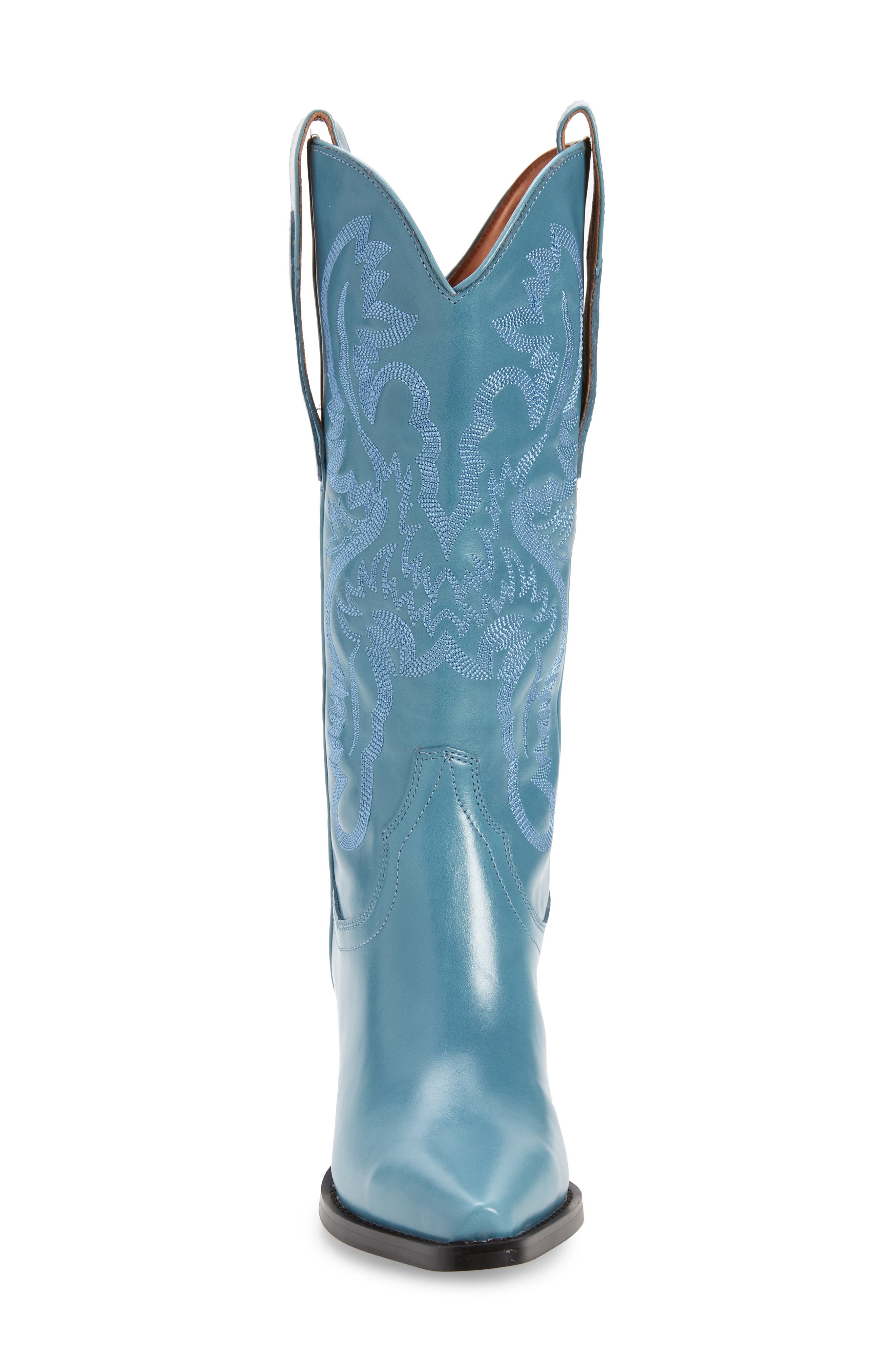 Dagget Western Boot, Alternate, color, BLUE LEATHER