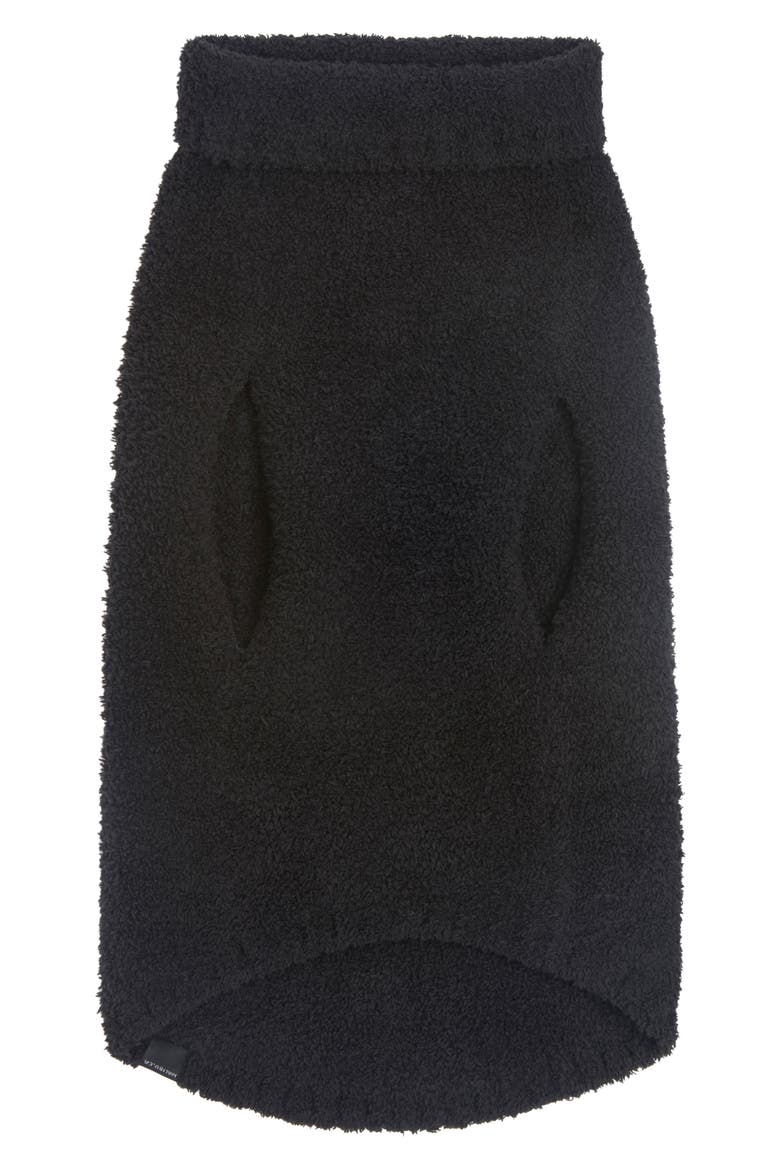 CozyChic® Skull and Bones Pet Sweater, Alternate, color, BLACK-CREAM