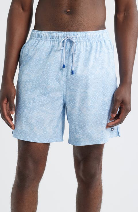 Sintra Geo Print Swim Trunks