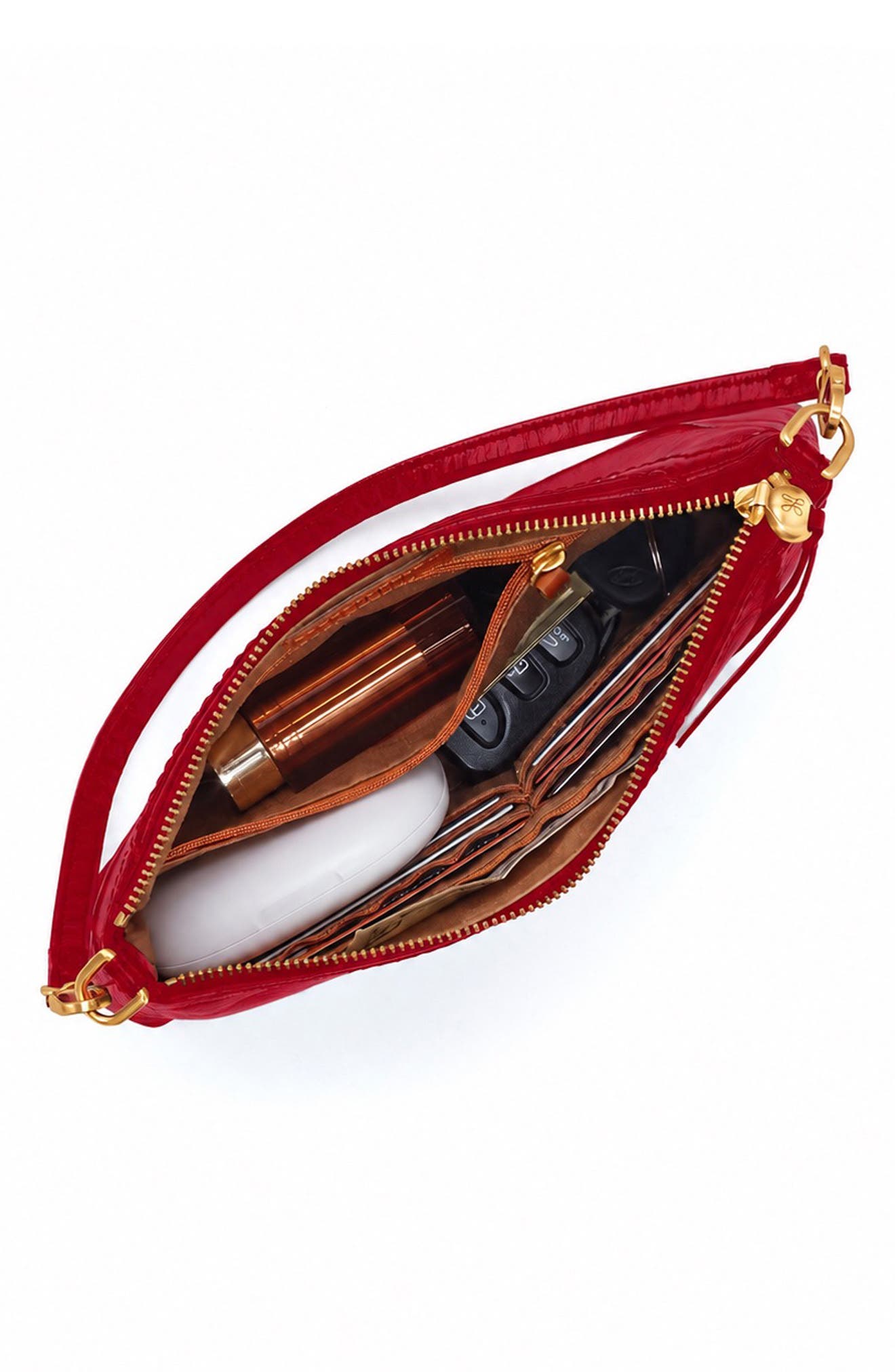 Darcy Convertible Leather Crossbody Bag, Alternate, color, TRUE RED