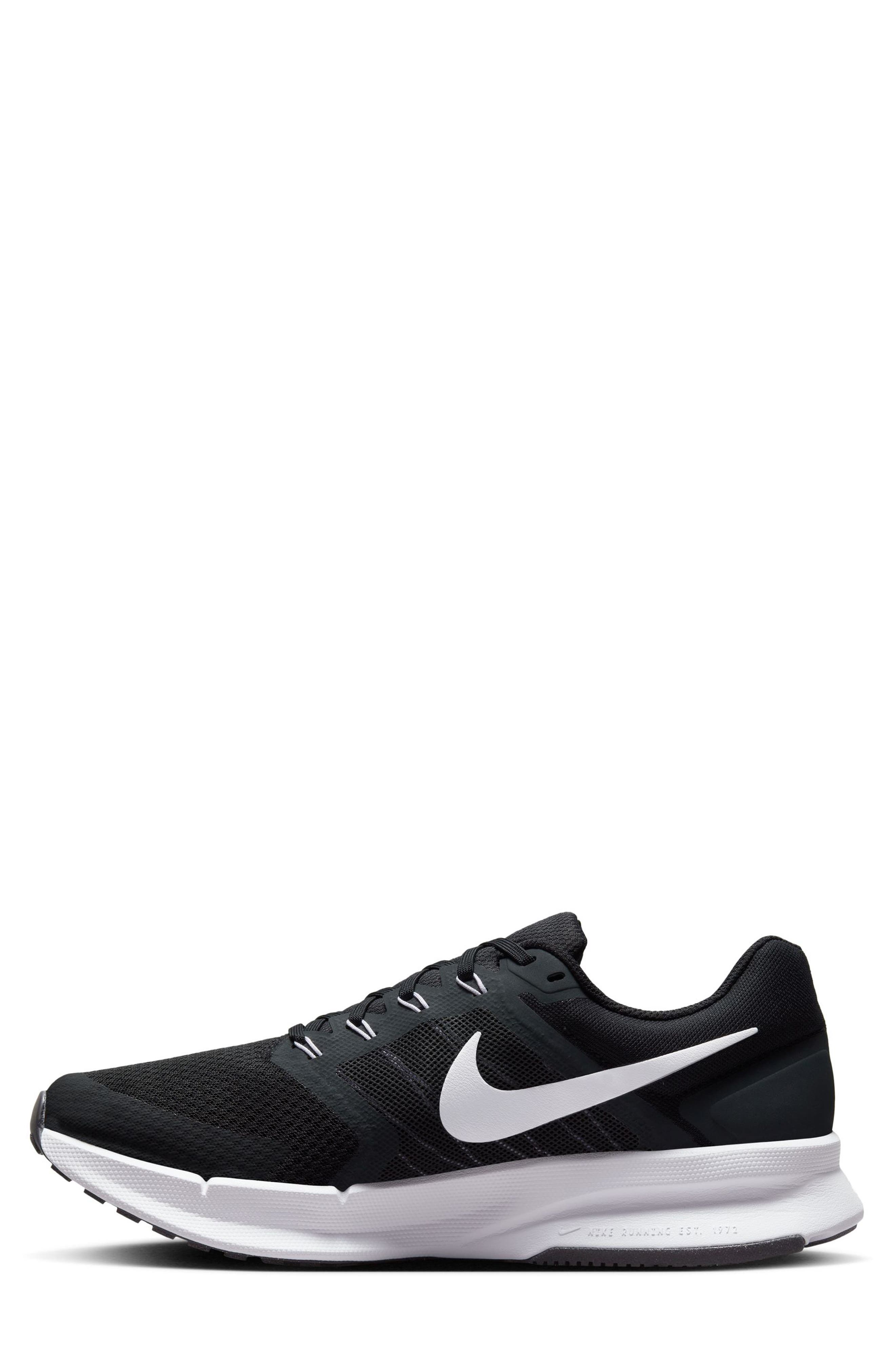 Nike Run Swift 3 Running Shoe, Alternate, color, Black/ White/ Dark Smoke Grey