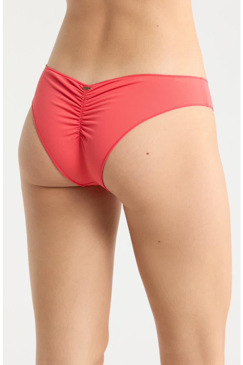Classic Surf Bikini Bottoms, Alternate, color, RED