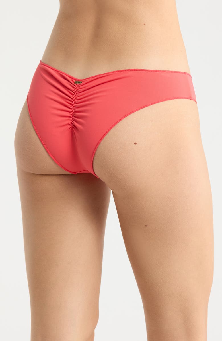 Rip Curl Classic Surf Bikini Bottoms, Alternate, color, Red