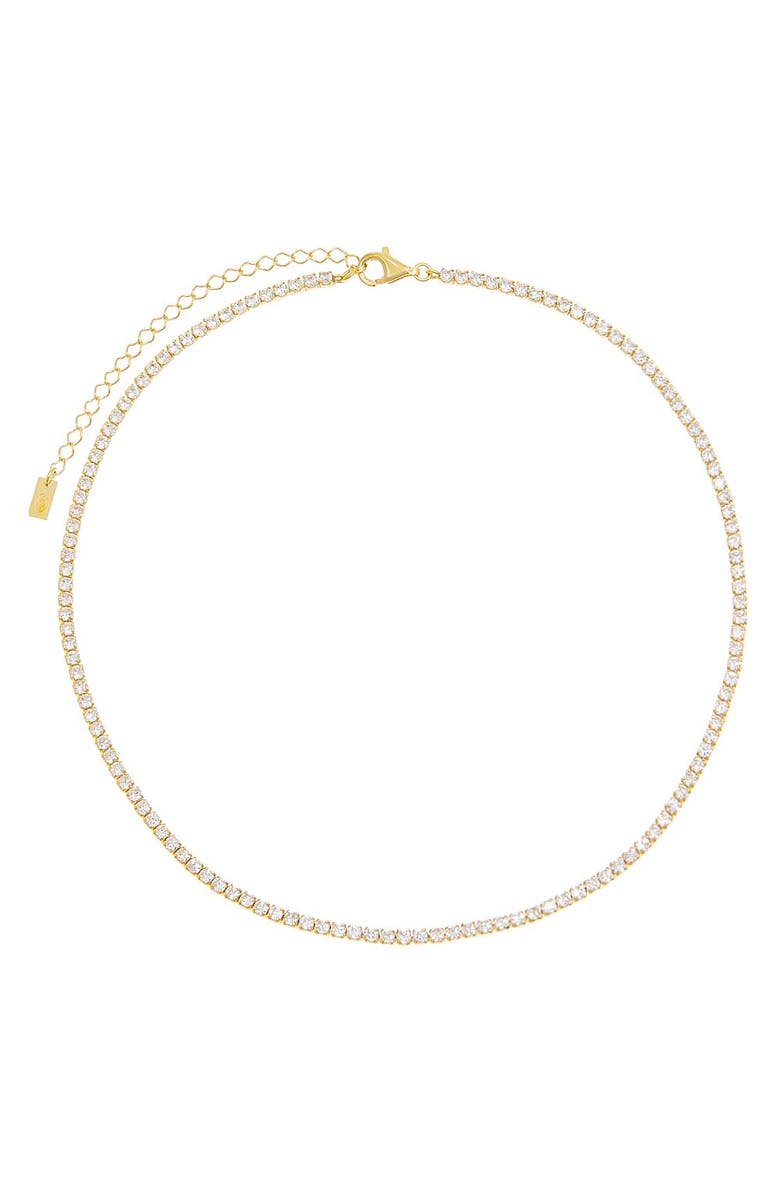 BY ADINA EDEN Sterling Silver Thin Tennis Choker, Alternate, color,