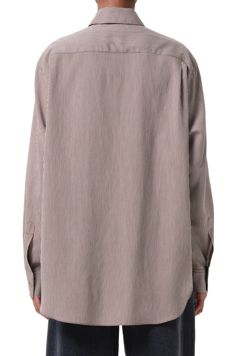 Aris Stripe Asymmetric Button-Up Shirt, Alternate, color, JAKARTA STRIPE