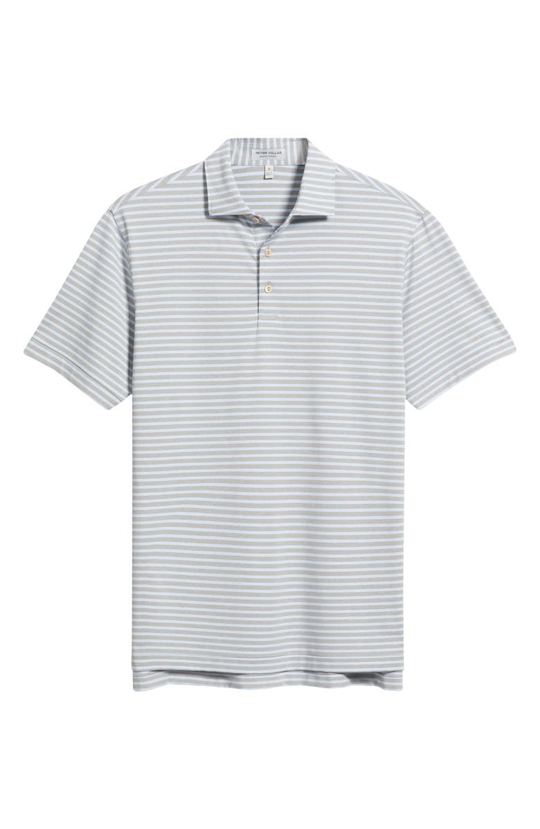 Peter Millar Ashford Performance Jersey Polo, Main, color, Gale Grey