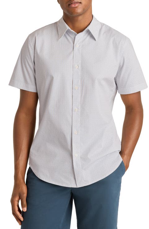Riviera Slim Fit Short Sleeve Button-Up Shirt