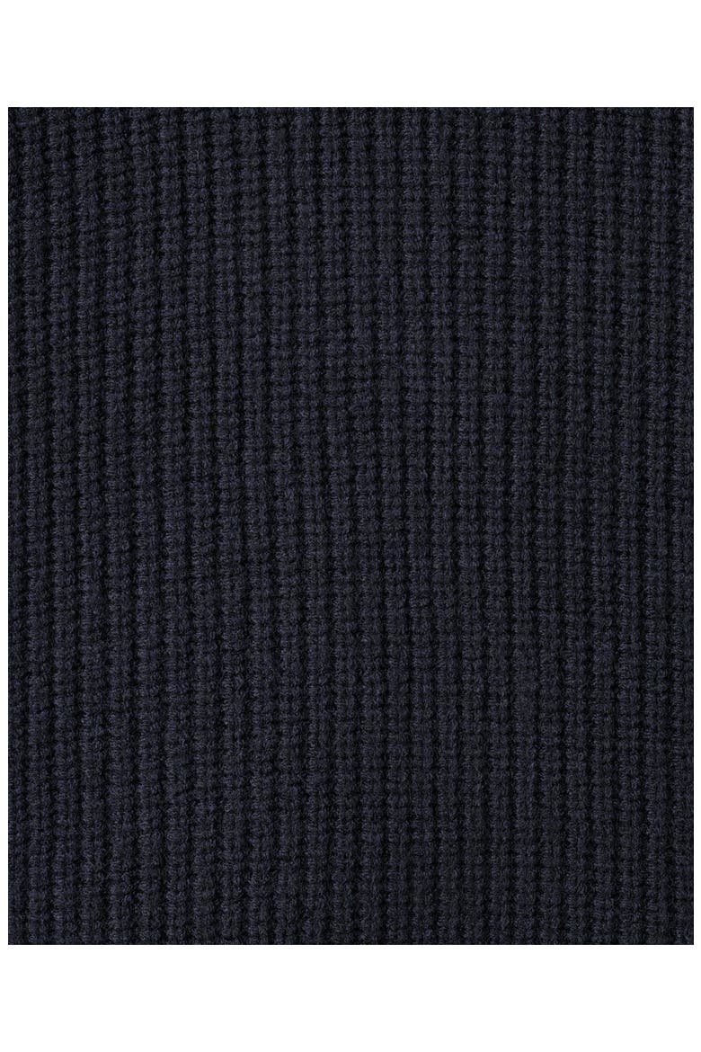 Shoulder Button Mock Neck Sweater, Alternate, color, DARK NAVY