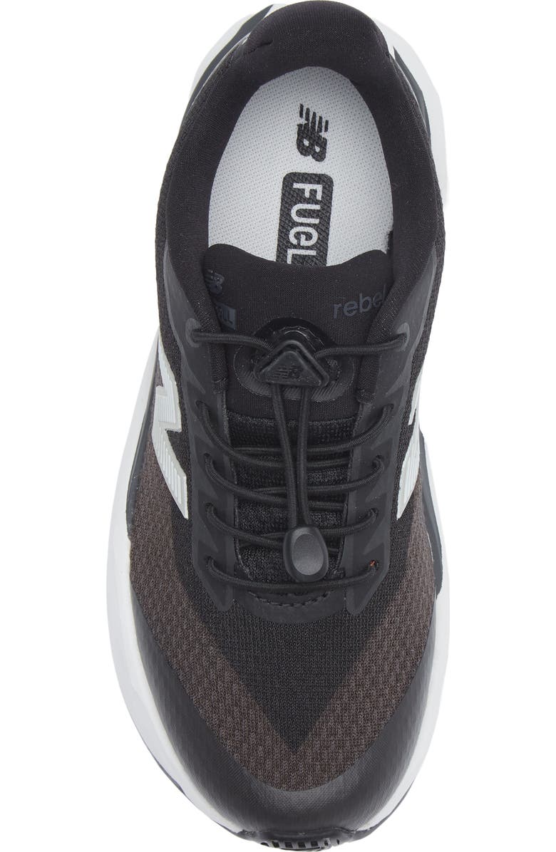 New Balance Kids' FuelCell Rebel Sneaker, Alternate, color, Black/ White