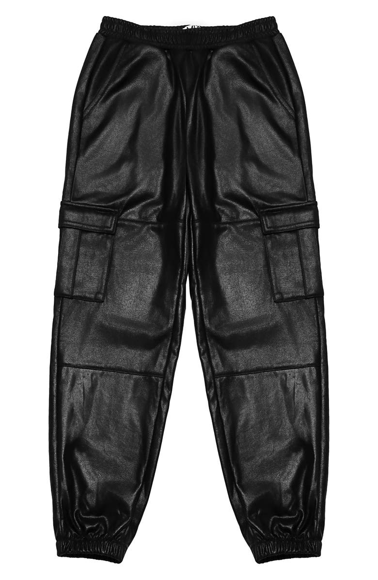 MIA New York Kids' Metallic French Terry Cargo Sweatpants, Main, color, 