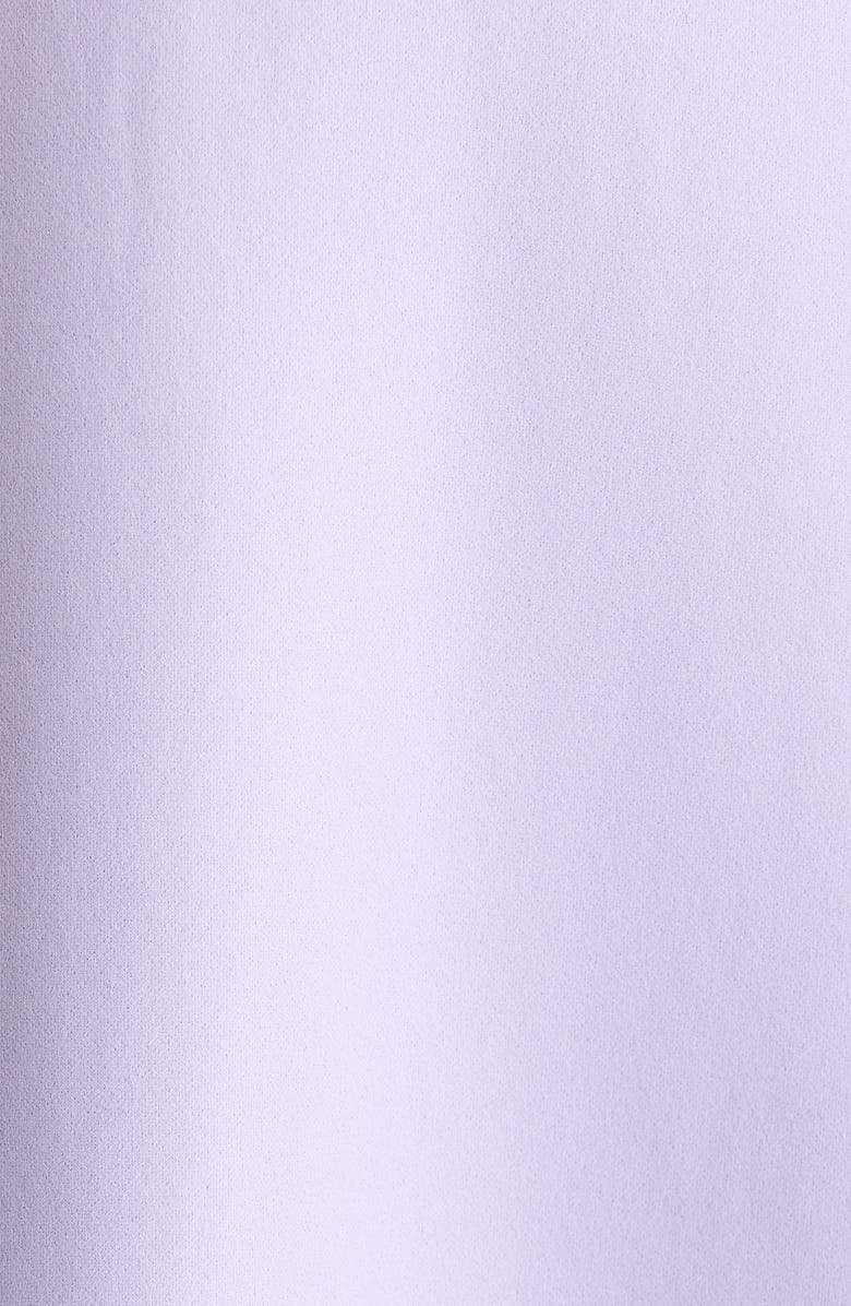 Anne Klein Twist Neck A-Line Midi Dress, Alternate, color, Pastel Lilac