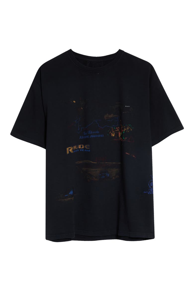 Carnet de Voyage Graphic T-Shirt, Alternate, color, VINTAGE BLACK/ MULTI