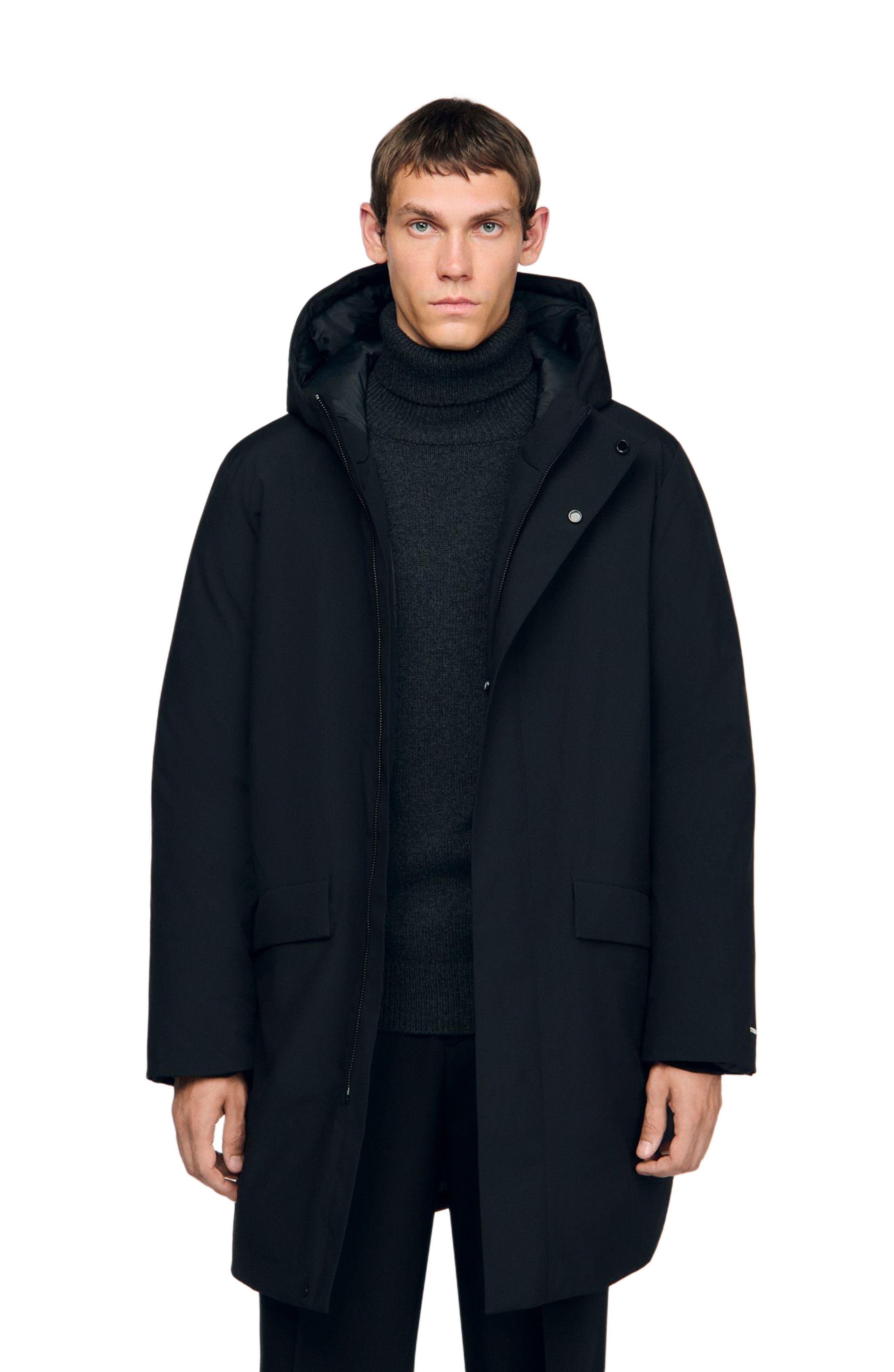 Zip-up hooded parka