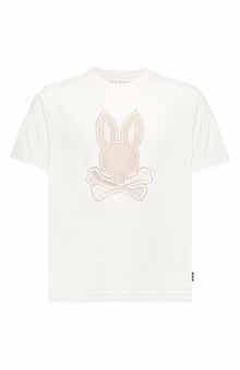 Psycho Bunny Kids' New Castle Embroidered Cotton T-Shirt