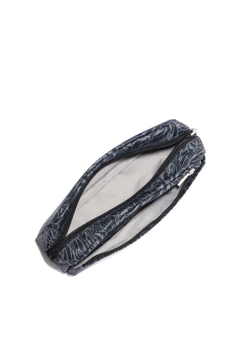 Long Pocket Cosmetic Bag, Alternate, color, MIDNIGHT BLOSSOM PRINT