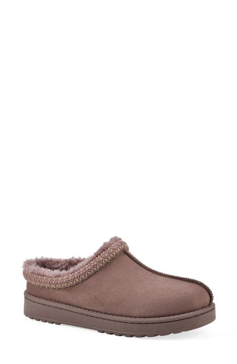 Icebin Faux Shearling Lined Clog Slipper
