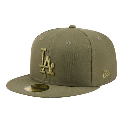 Men's New Era Olive Los Angeles Dodgers Color Pack 59FIFTY Fitted Hat