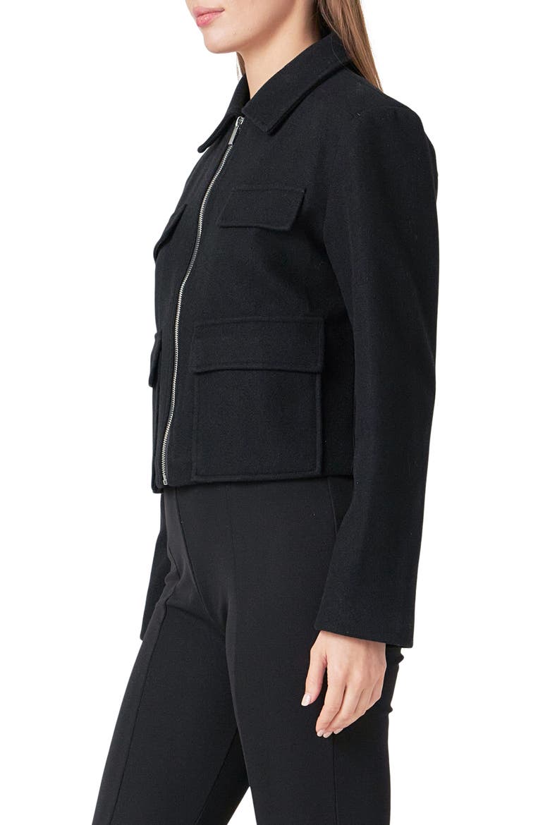 Zip Jacket, Alternate, color, BLACK
