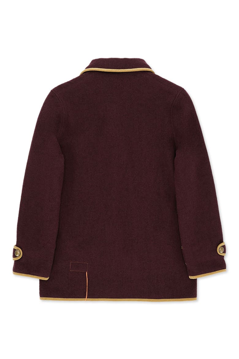 Danielle Wool Jacket, Alternate, color, Burgundy