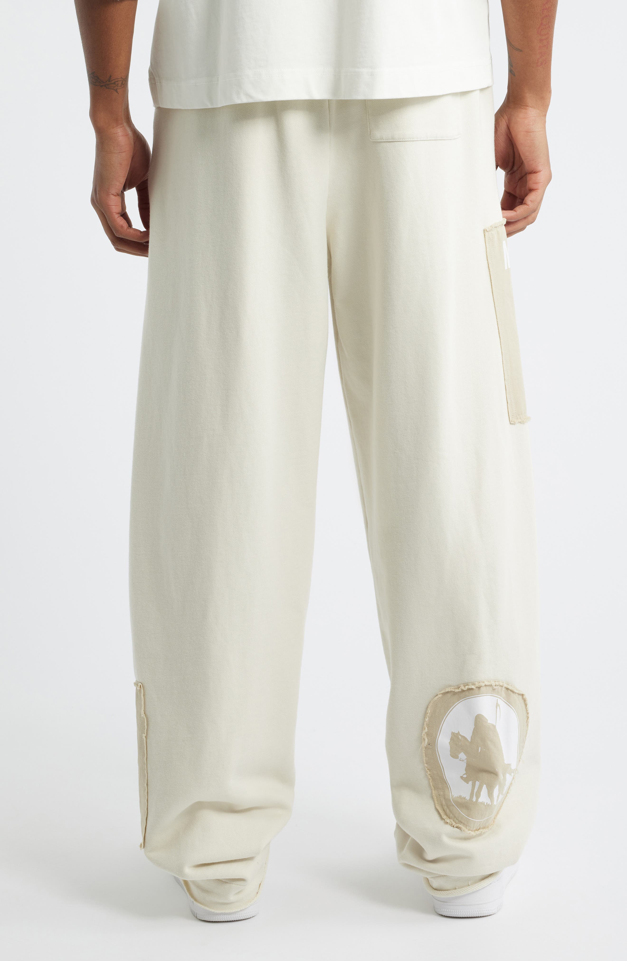 Patch Flyer Drawstring Sweatpants - image 2