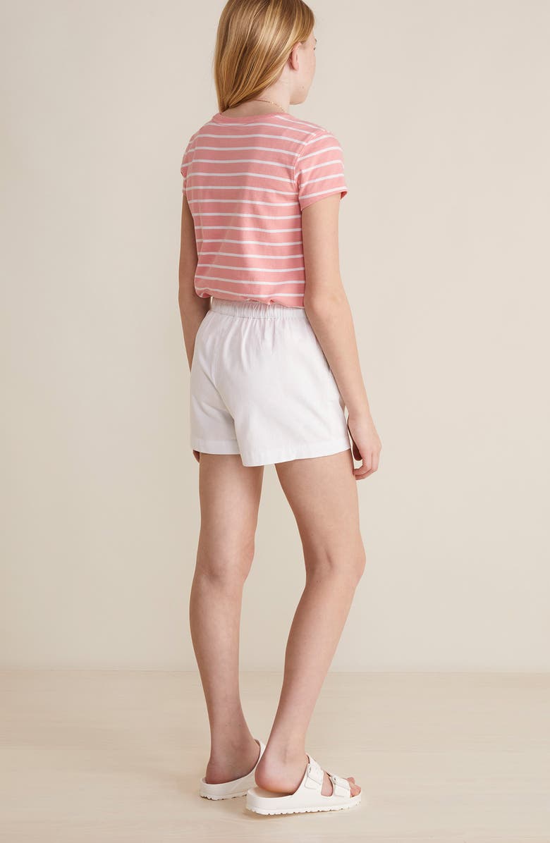 vineyard vines Kids' Stretch Cotton Twill Shorts, Alternate, color, White Cap