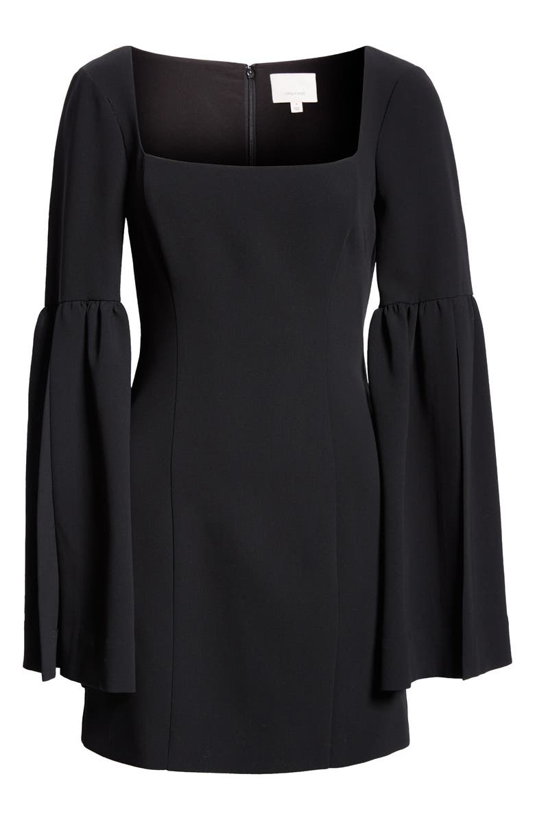 Cinq à Sept Jace Split Long Sleeve Minidress, Alternate, color, 